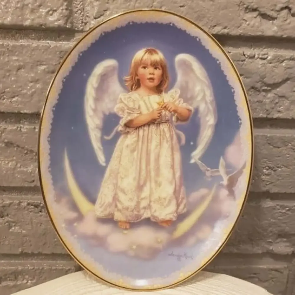 Wings Of Wonder Plate by Sandra Kuck #2624 From On Angels Wings Collection 1999